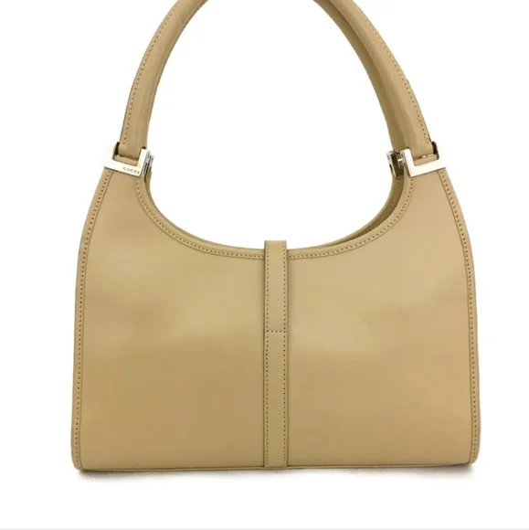 Gucci Beige Leather Jackie Handbag
